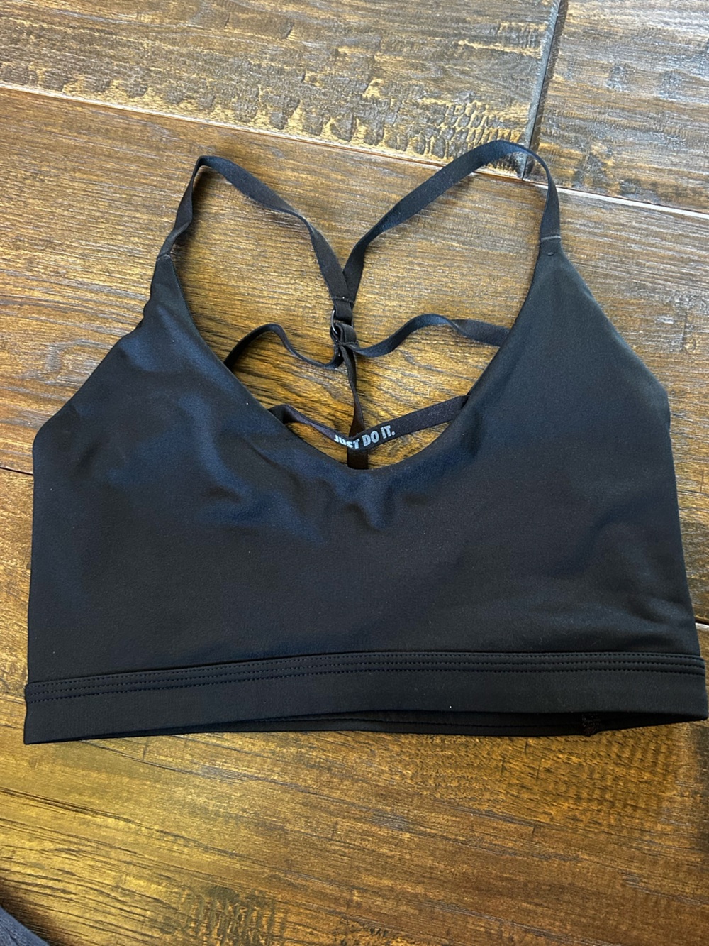 Nike Black Strappy Sports Bra
